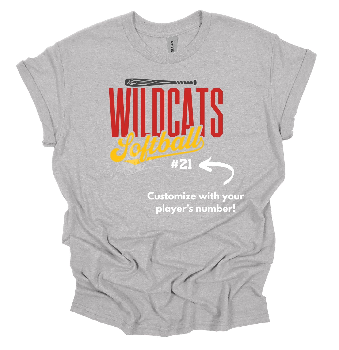 Carlisle Wildcats Softball Script Shirt | Script Softball Tee | Carlisle Game Day Shirt