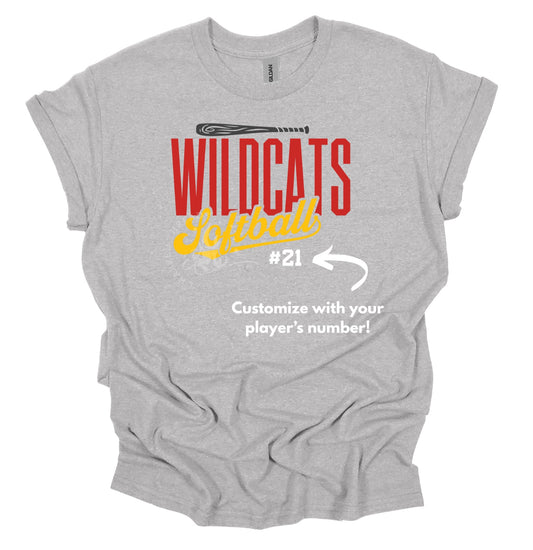 Carlisle Wildcats Softball Script Shirt | Script Softball Tee | Carlisle Game Day Shirt