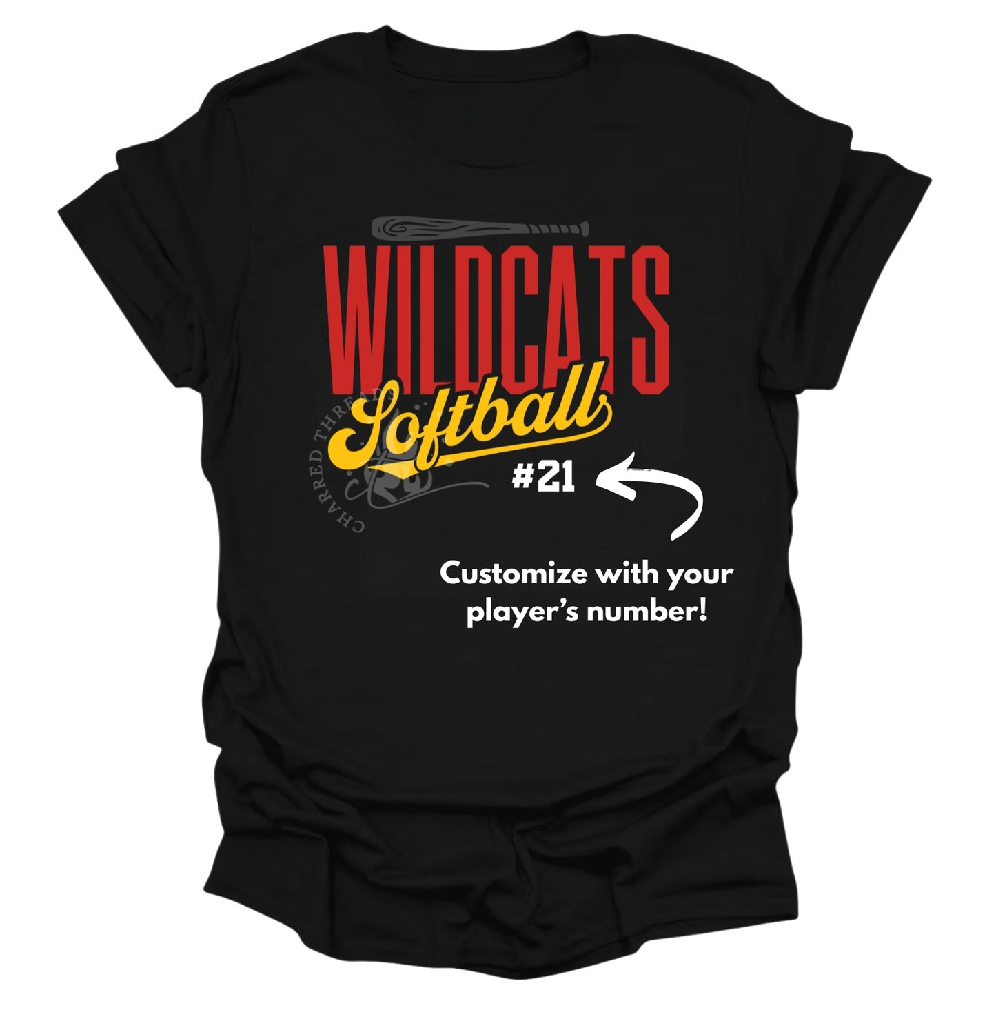 Carlisle Wildcats Softball Script Shirt | Script Softball Tee | Carlisle Game Day Shirt