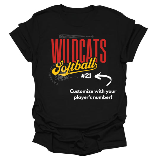 Carlisle Wildcats Softball Script Shirt | Script Softball Tee | Carlisle Game Day Shirt