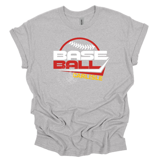 Carlisle Base Ball Modern Block Shirt | Carlisle Baseball Tee | Game Day Shirt