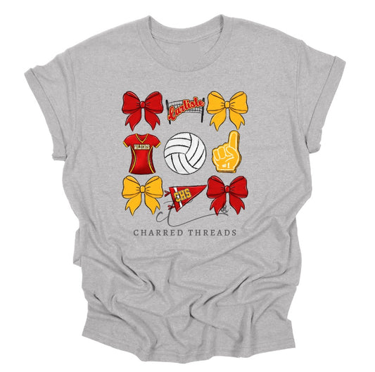 Carlisle Volleyball Spirit Icons Collection | Tee, Long Sleeve, Crewneck & Hoodie