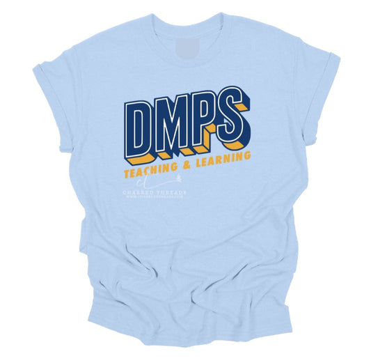2025 DMPS Teaching & Learning Retro Block Apparel Collection