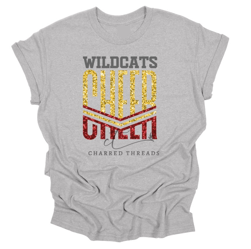 Wildcats Glitter Force Collection | Tee, Crewneck, Hoodie, Shorts, or Joggers | Infant–Adult Sizes