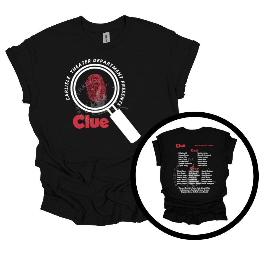 Clue – Carlisle Theatre Edition | Fundraiser Apparel