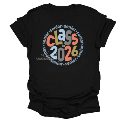 Retro Circle Class of 2026 Apparel Collection