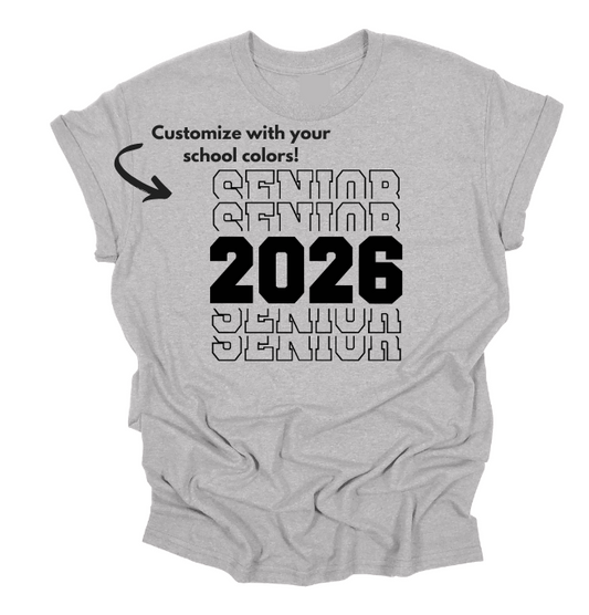 Stacked Senior 2026 Apparel Collection