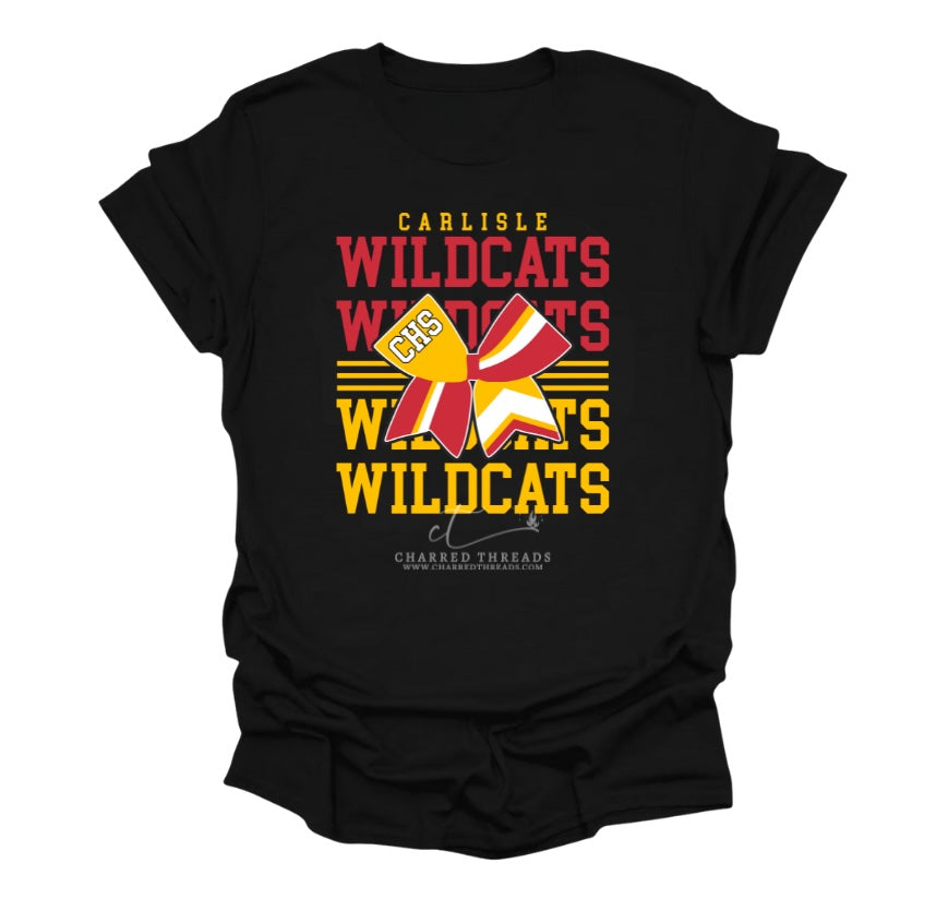 Wildcats Victory Bow Collection | Tee, Crewneck, Hoodie, Shorts, or Joggers | Infant–Adult Sizes