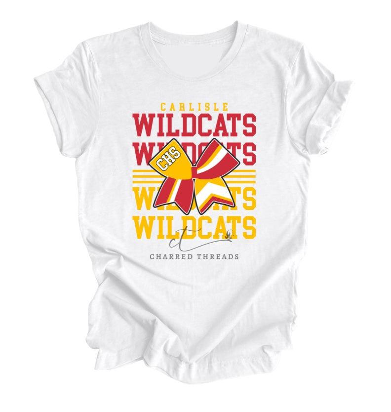 Wildcats Victory Bow Collection | Tee, Crewneck, Hoodie, Shorts, or Joggers | Infant–Adult Sizes