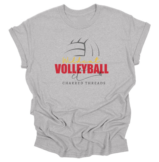Wildcat Volleyball Arch Script Collection | Tee, Long Sleeve, Crewneck & Hoodie
