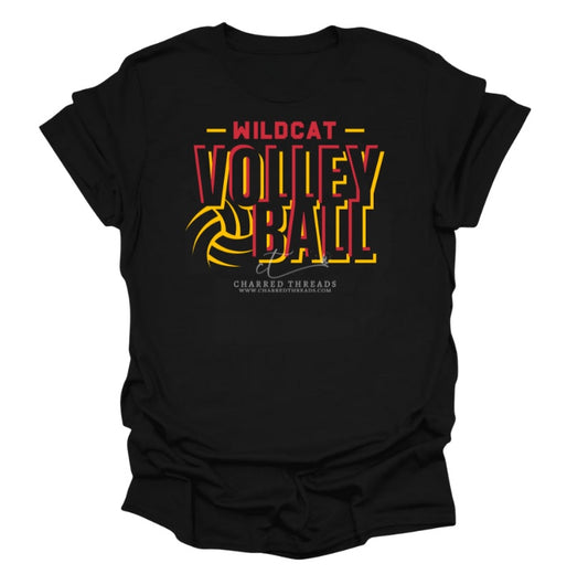 Wildcat Volleyball Bold Block Collection | Tee, Long Sleeve, Crewneck & Hoodie