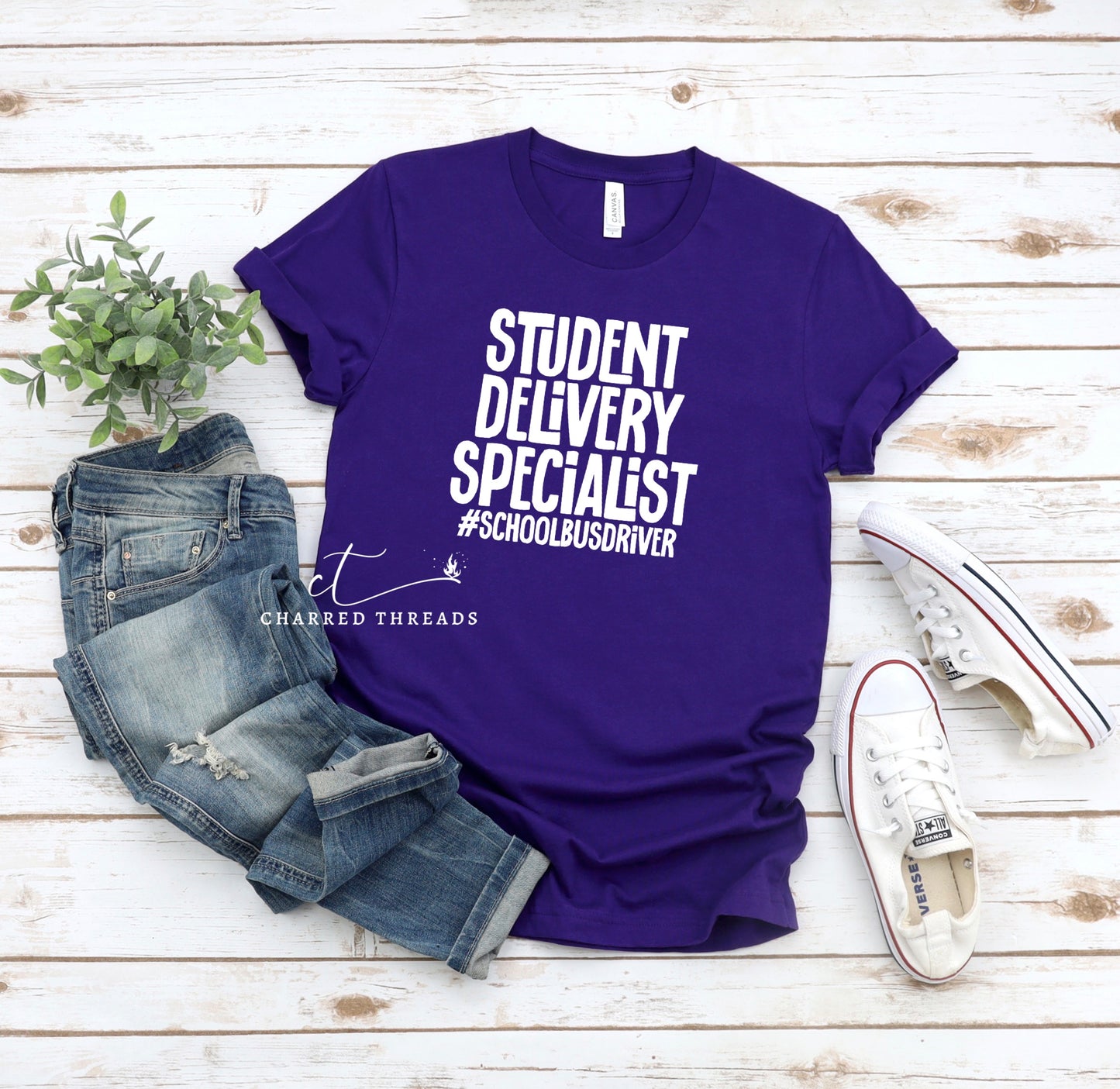 Student Delivery Specialist #schoolbusdriver Short Sleeve Shirt