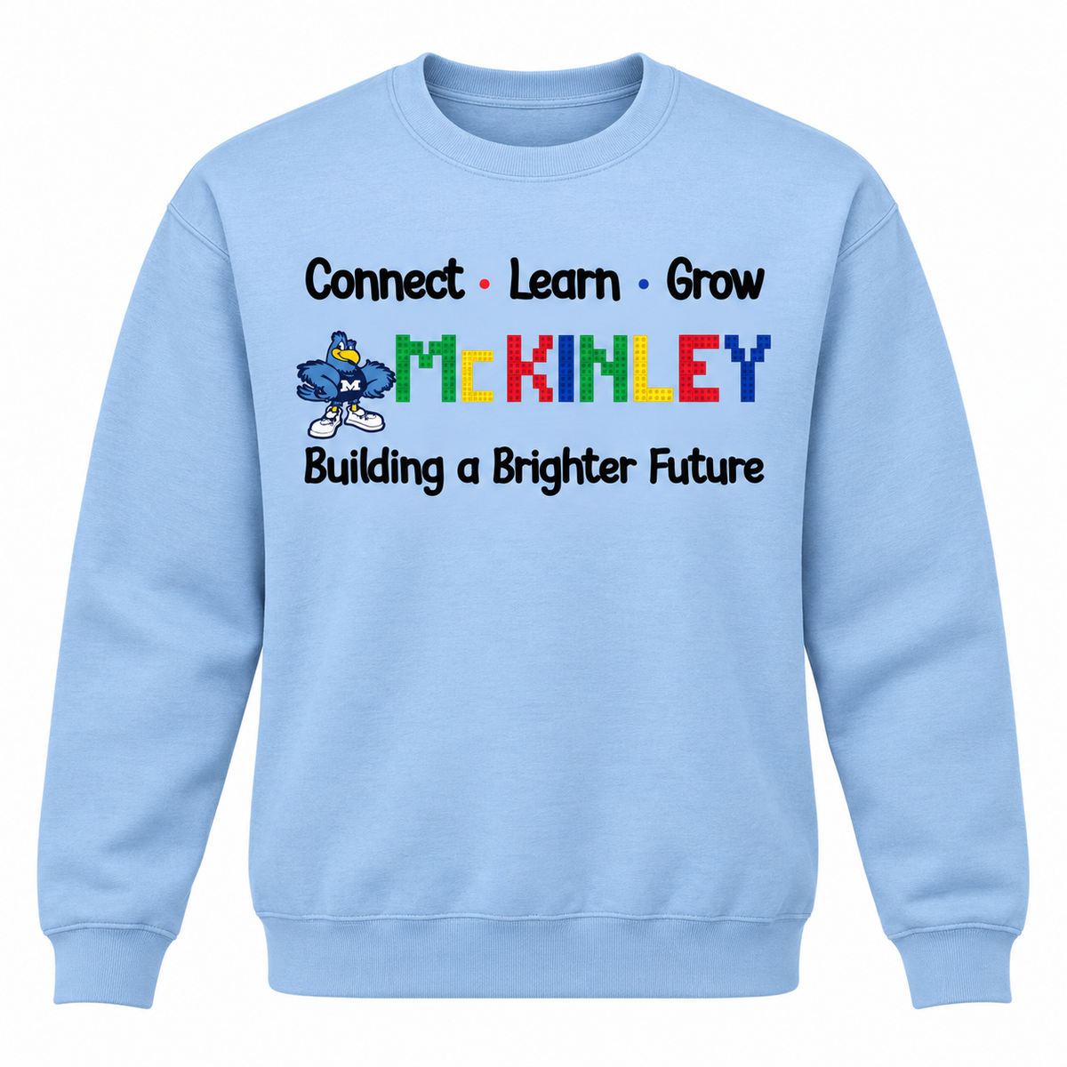 2021 McKinley Elementary Connect Learn Grow Crewneck Sweatshirt