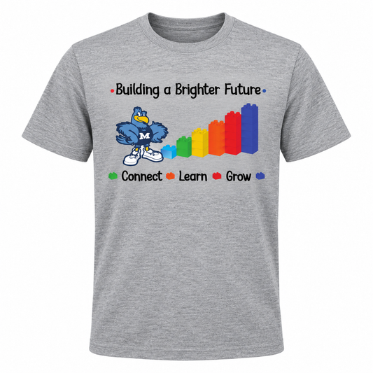 2021 McKinley Elementary Building A Brighter Future Short Sleeve T-Shirt