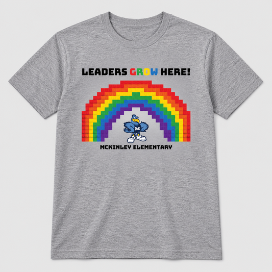 2022 McKinley Elementary Leaders Grow Here Short Sleeve T-Shirt