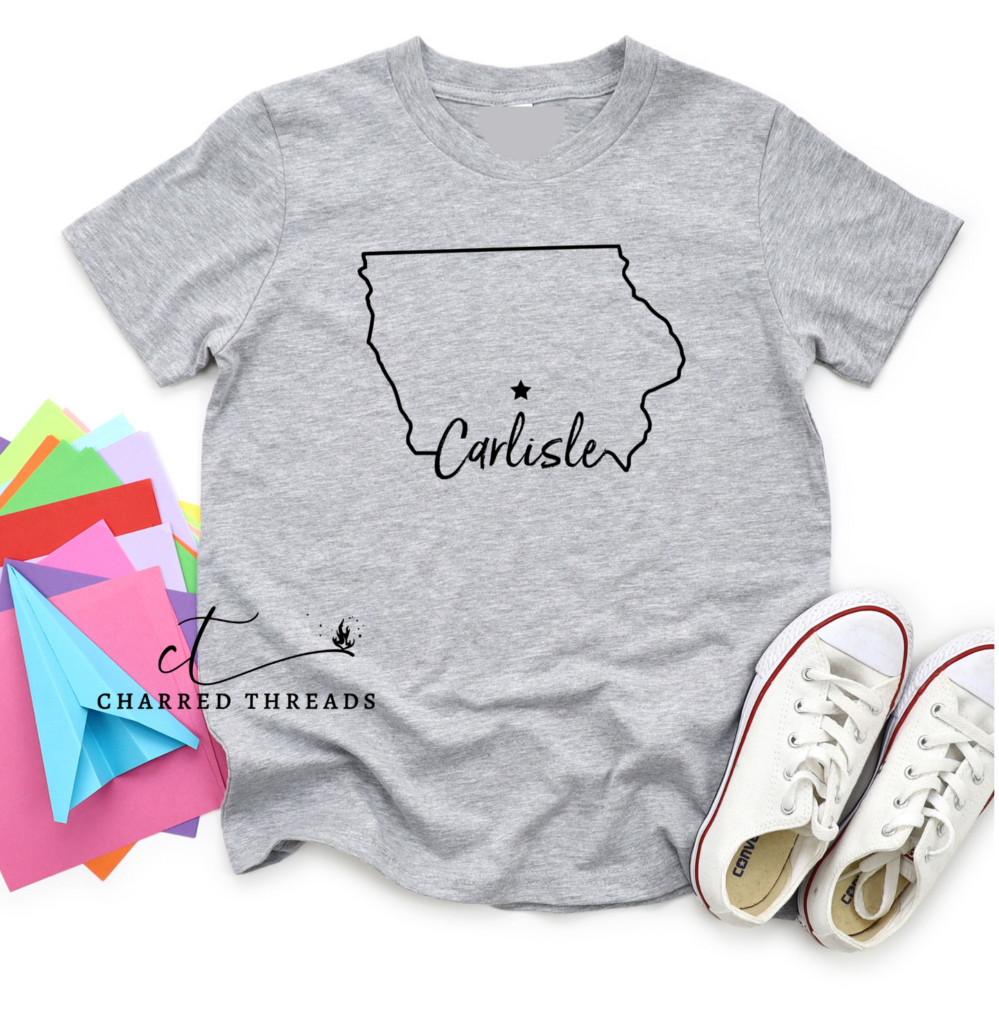 *YOUTH* Carlisle Hometown Pride Short Sleeve Graphic T-Shirt