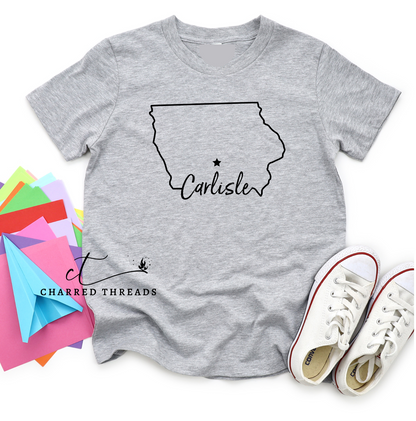 *YOUTH* Carlisle Hometown Pride Short Sleeve Graphic T-Shirt