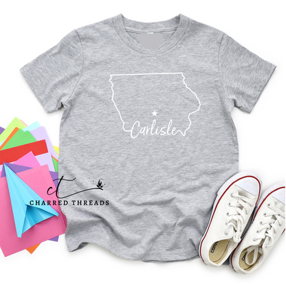 *YOUTH* Carlisle Hometown Pride Short Sleeve Graphic T-Shirt