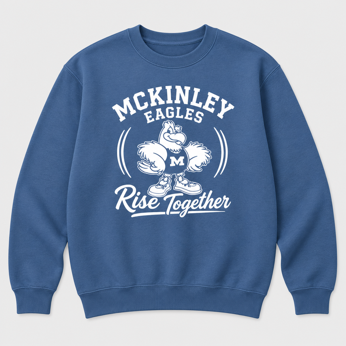 2026 McKinley Elementary Eagles Rise Together Crewneck Sweatshirt