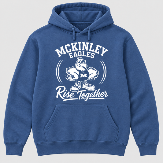 2026 McKinley Elementary Eagles Rise Together Hooded Sweatshirt