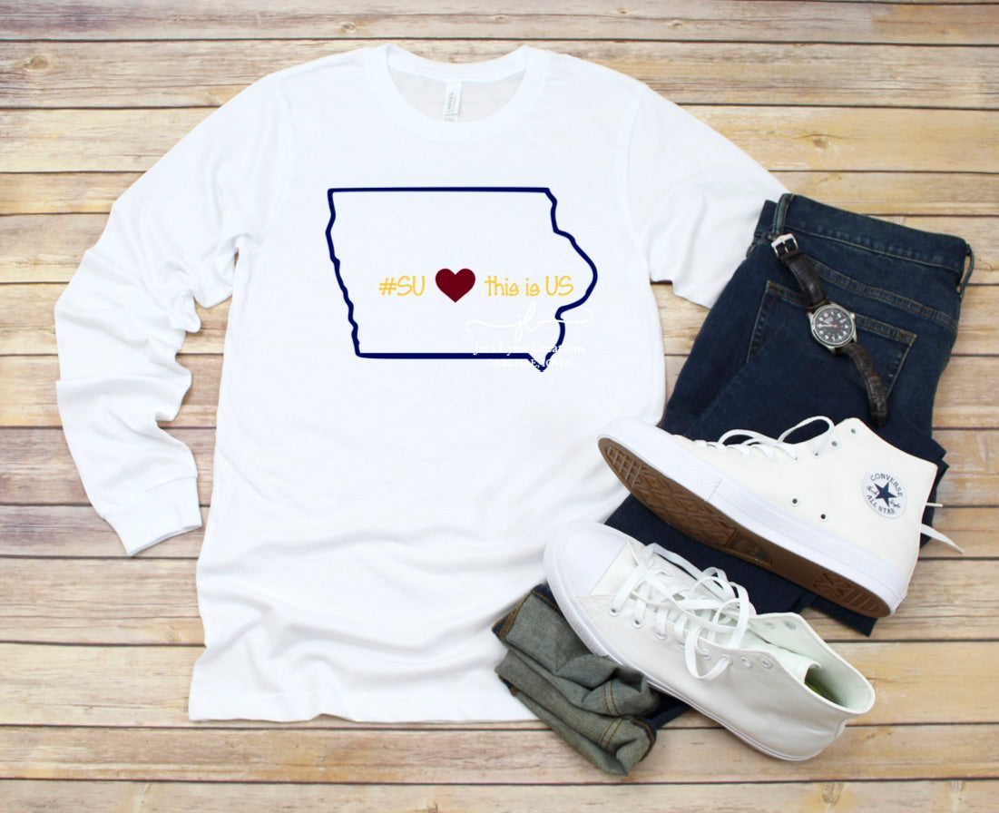 2019 South Union Elementary #SU this is US Long Sleeve Shirt