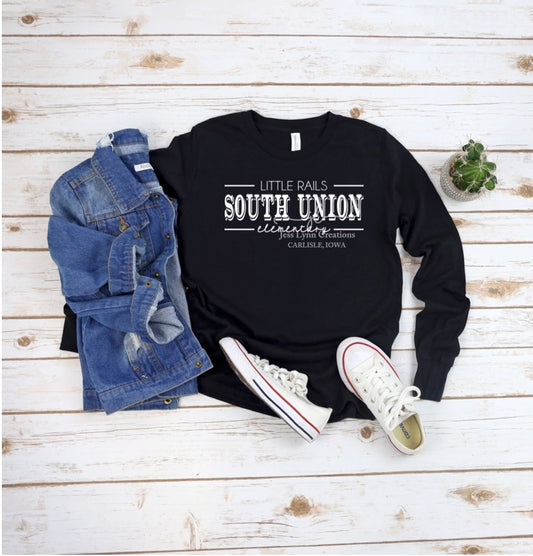 2019 South Union Elementary Little Rails Long Sleeve Shirt