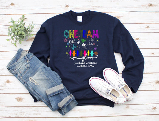 2022 River Woods Elementary One Team Long Sleeve Shirt