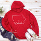 Carlisle Hometown Pride Short Sleeve Graphic Hooded Sweatshirt