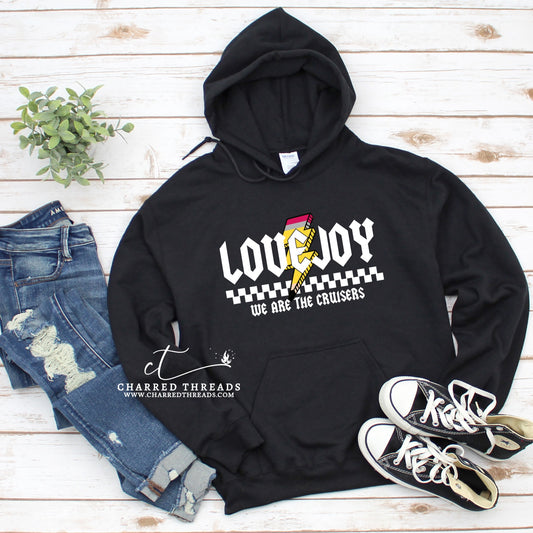 2024 Lovejoy Retro We Are Cruisers Graphic Hooded Sweatshirt