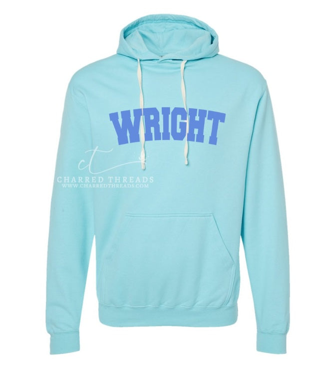 2025 Wright Elementary Varsity Arched Letter Collection | Tee, Long Sleeve, Crewneck & Hoodie