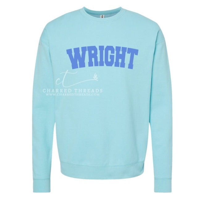 2025 Wright Elementary Varsity Arched Letter Collection | Tee, Long Sleeve, Crewneck & Hoodie