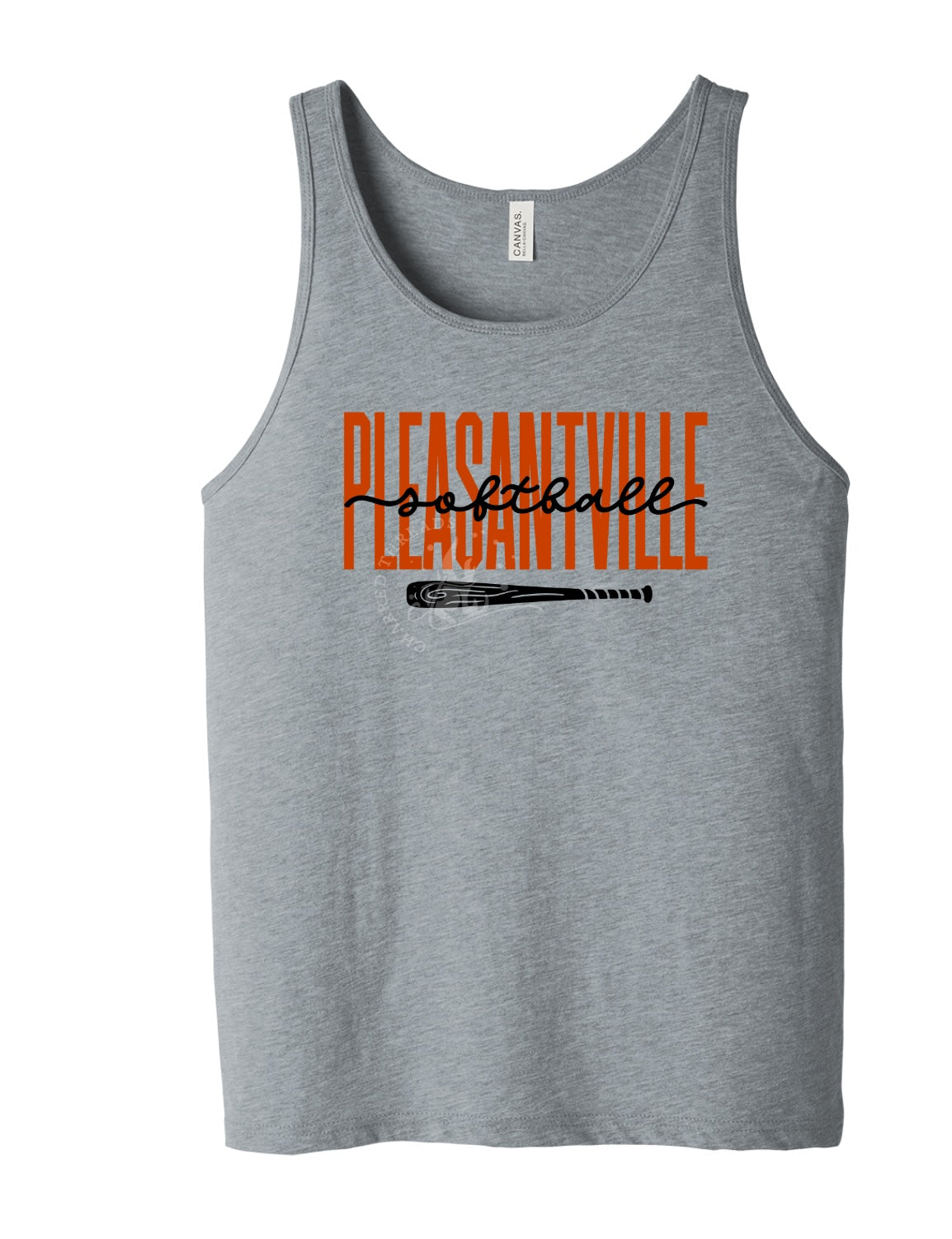 Pleasantville Trojans Softball Tank | Unisex Jersey Tank