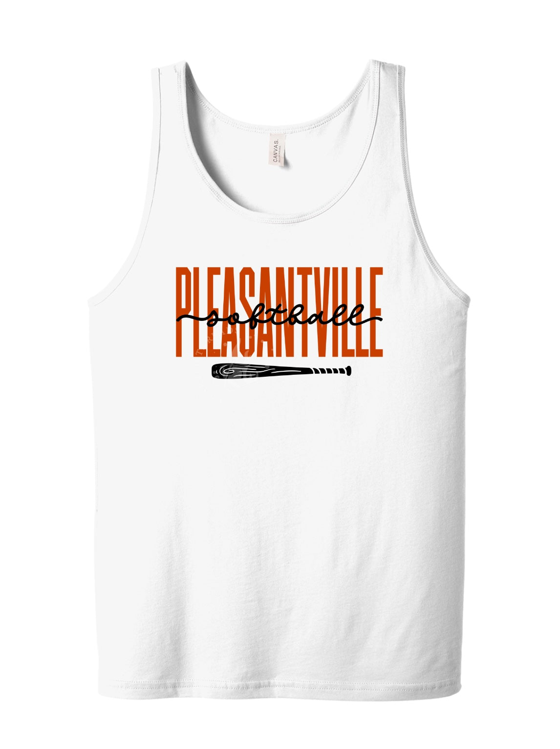 Pleasantville Trojans Softball Tank | Unisex Jersey Tank