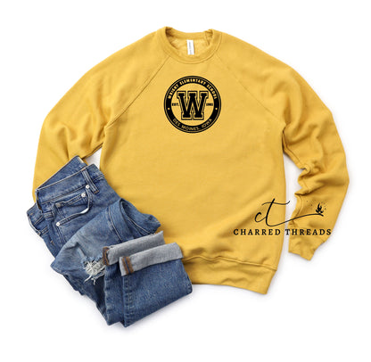 2023 Wright Elementary Staff BELLA+CANVAS Crewneck Sweatshirt
