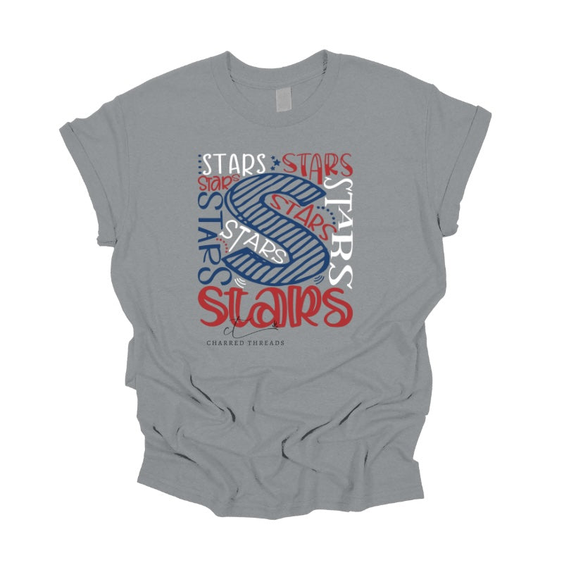 2025 Jackson Elementary Stars Typography Apparel Collection