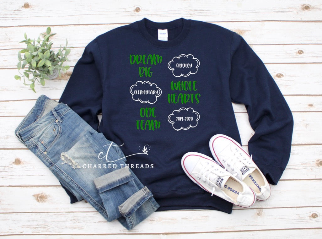 2019 Findley Elementary Dream Big Long Sleeve Shirt