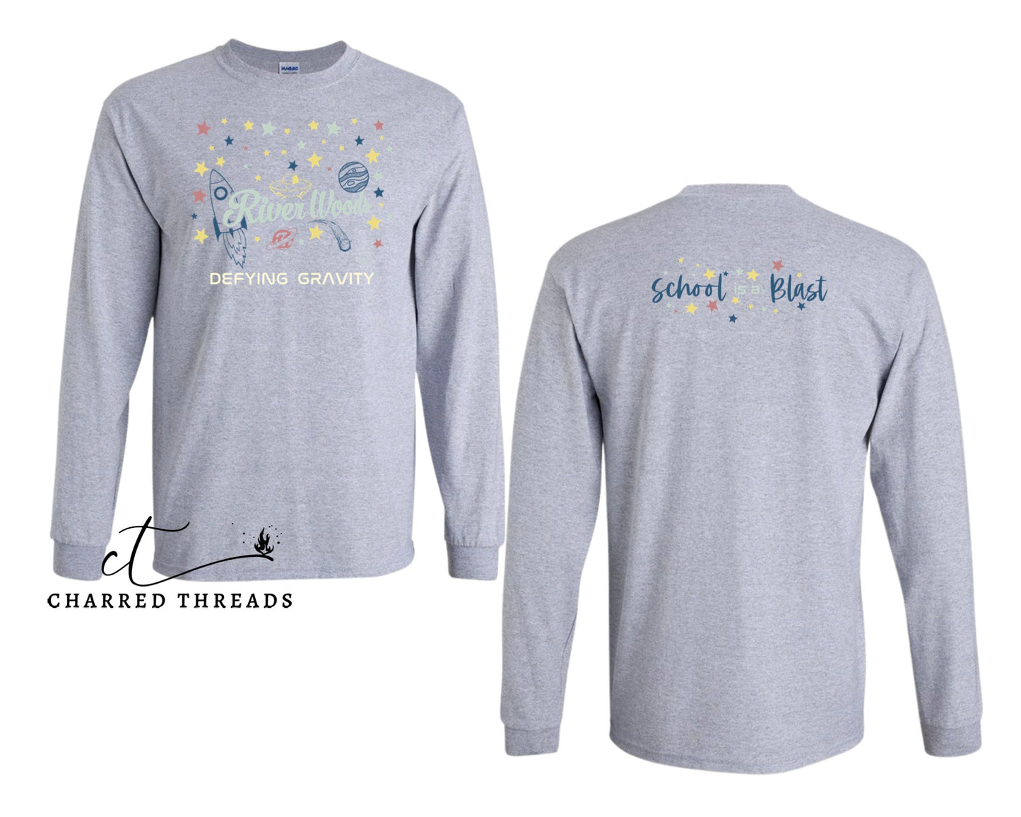 2020 River Woods Elementary School is a Blast Long Sleeve Shirt