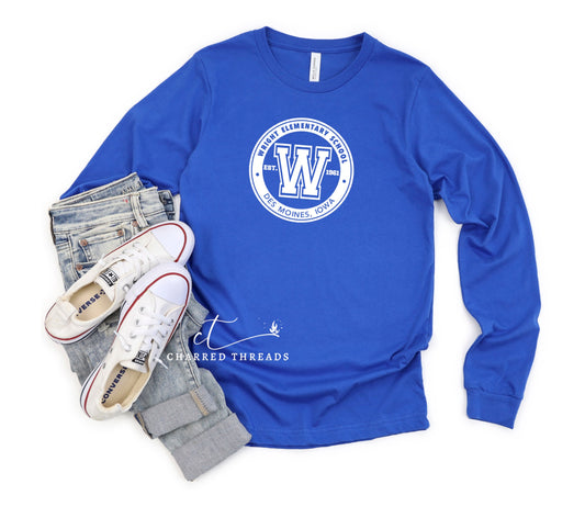 2023 Wright Elementary Staff Long Sleeve Shirt