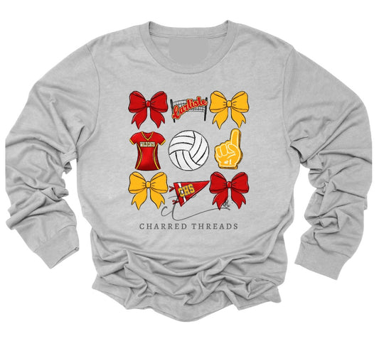 Carlisle Volleyball Spirit Icons Collection | Tee, Long Sleeve, Crewneck & Hoodie