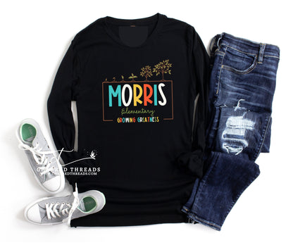 2024 Morris Elementary Growing Greatness Long Sleeve Shirt