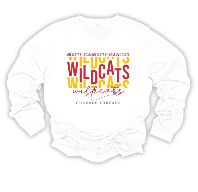 Wildcats on Repeat Apparel Collection | Tee, Long Sleeve, Crewneck & Hoodie