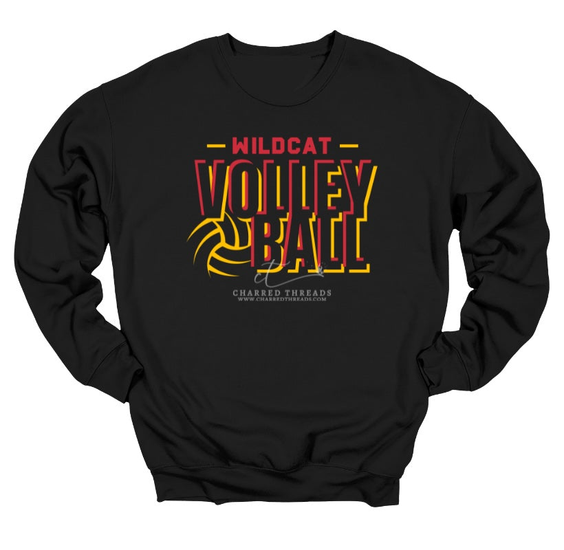 Wildcat Volleyball Bold Block Collection | Tee, Long Sleeve, Crewneck & Hoodie