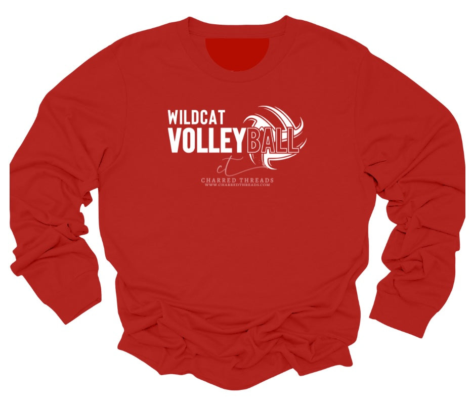 Wildcat Volleyball Double Impact Collection | Tee, Long Sleeve, Crewneck & Hoodie
