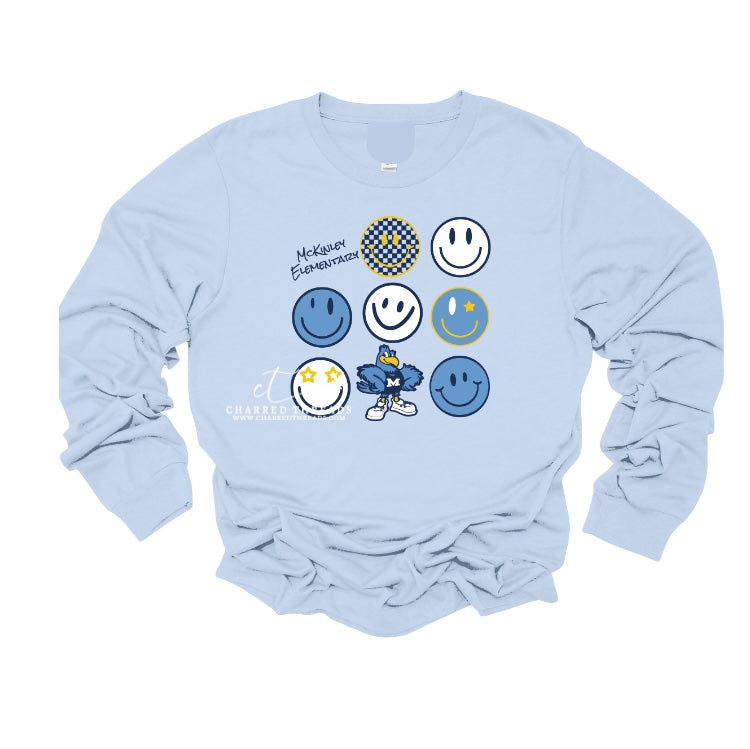 2025 McKinley Elementary Smiley Mascot Apparel Collection