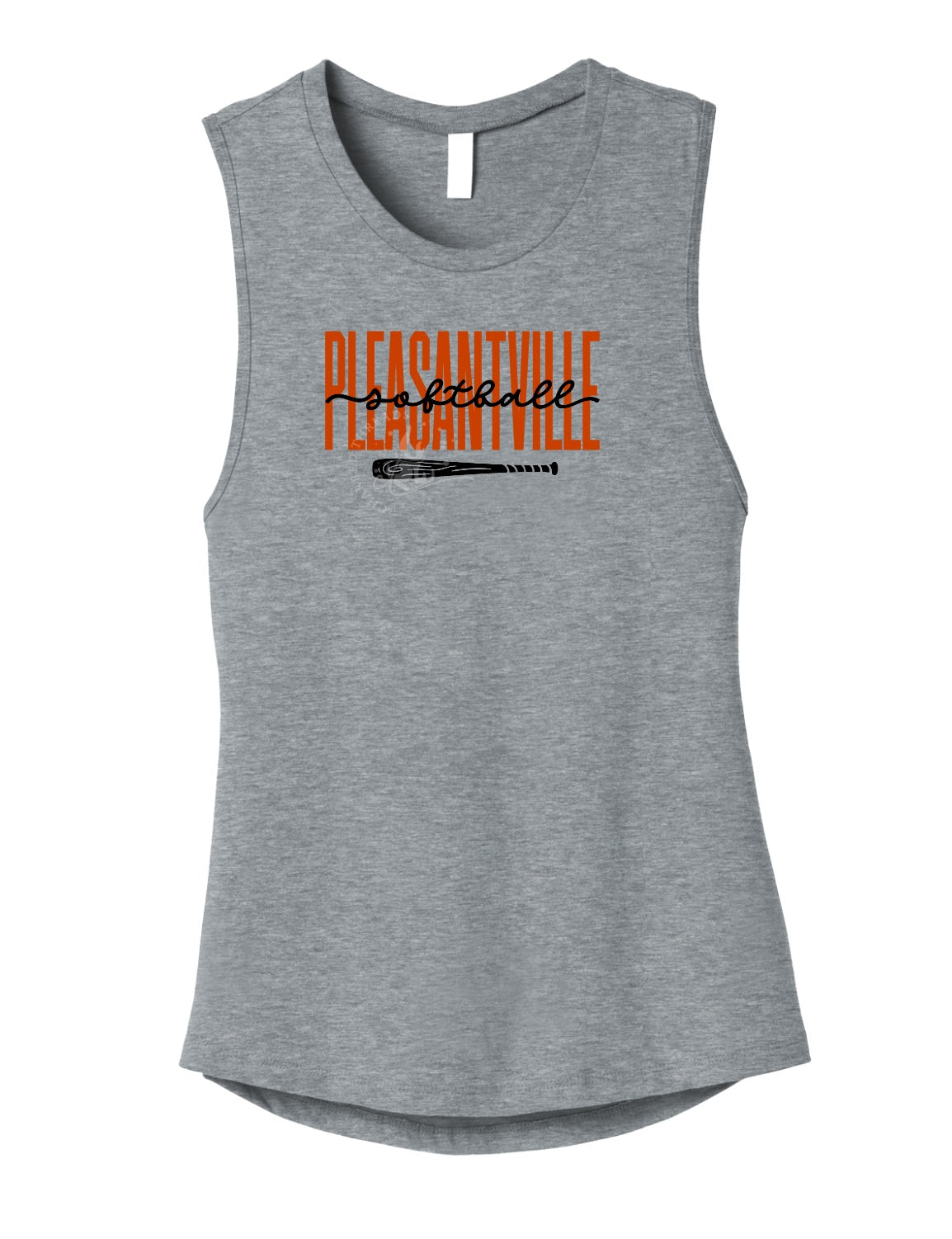 Pleasantville Trojans Softball Muscle Tank | Women’s Game Day Tank