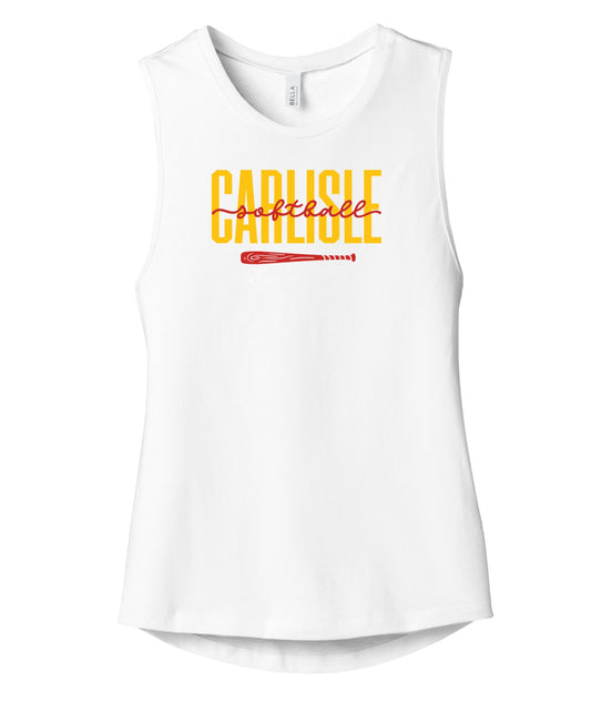 Carlisle Wildcats Softball Muscle Tank | Women’s Game Day Tank