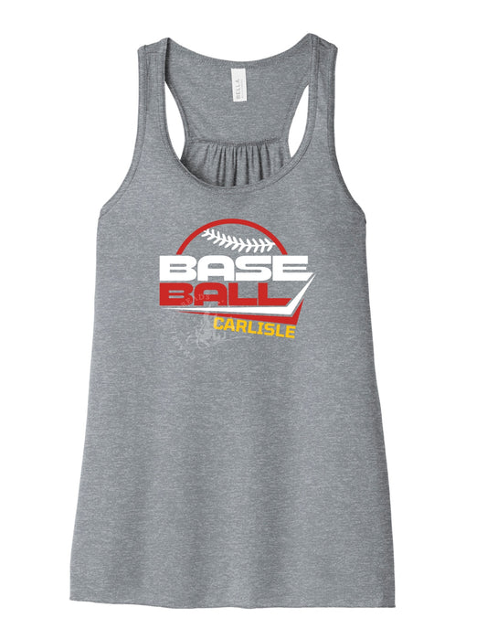 Carlisle Base Ball Modern Block Flowy Racerback Tank | Women’s Baseball Tank