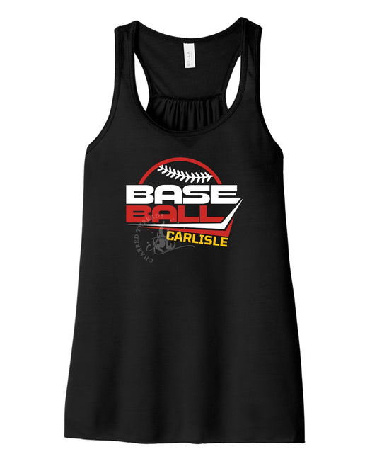 Carlisle Base Ball Modern Block Flowy Racerback Tank | Women’s Baseball Tank