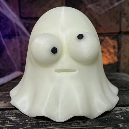 Glow-in-the-Dark Goofy-Eyed Ghost | Monster Collection
