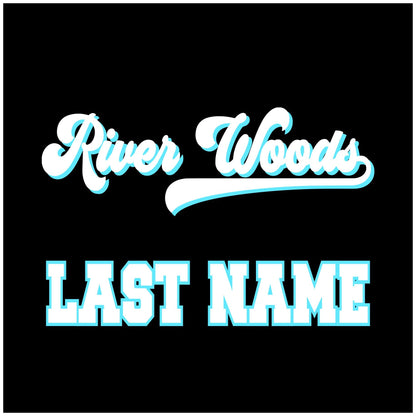 2025 River Woods Elementary Full Button Baseball Jersey